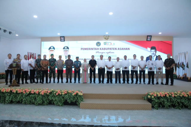 KUNJUNGAN KERJA MENTERI IMIGRASI DAN PERMASYARAKATAN RI DI KABUPATEN ASAHAN